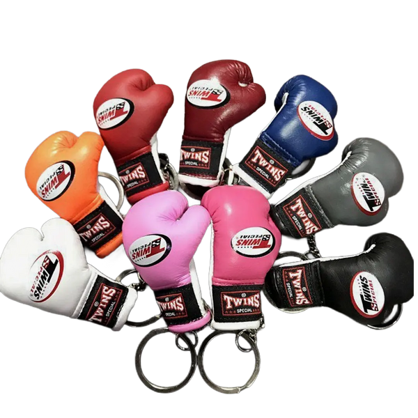 White Mini Boxing Glove Keychain